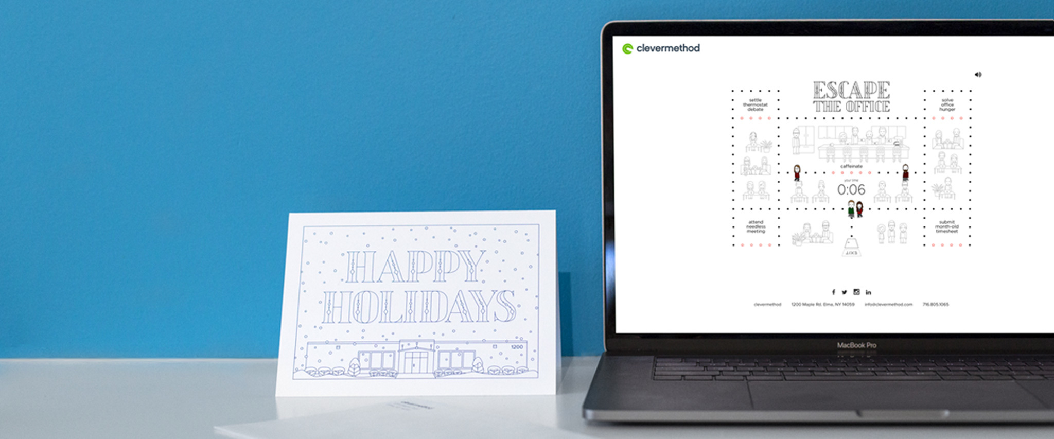 clevermethod: 2017 Holiday Card & Game